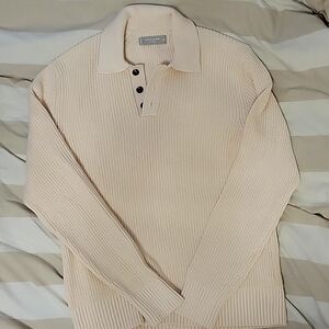 Everlane Cotton Chunky Rib Polo Size XS